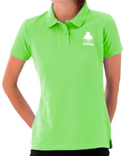 Parrot Green Ladies Polo T-Shirt