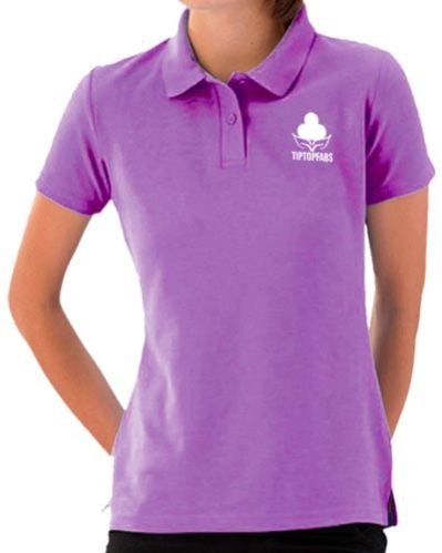 Purple Ladies Polo T-Shirt