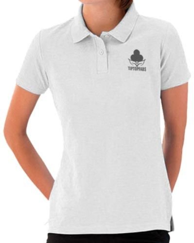 White Ladies Polo T-Shirt