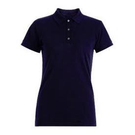 Ladies Black Polo T-Shirt