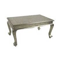 White Metal Center Table
