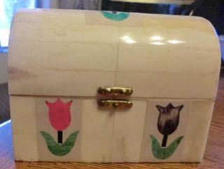 Wooden Bone Inlay Box