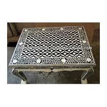 Wooden Bone Inlay Center Table