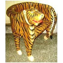 Wooden Tiger Chair