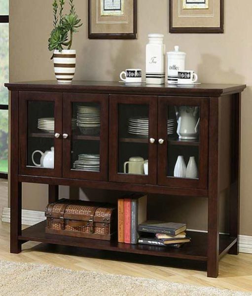 Wooden Crockery Cabinet 02