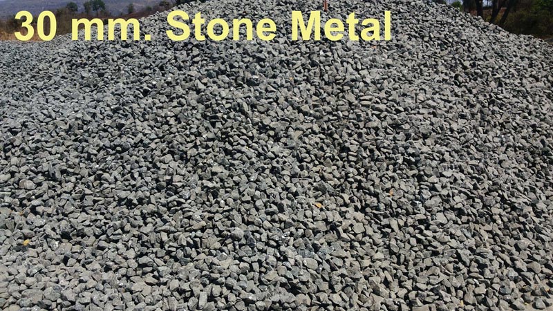 30 MM Crushed Stones