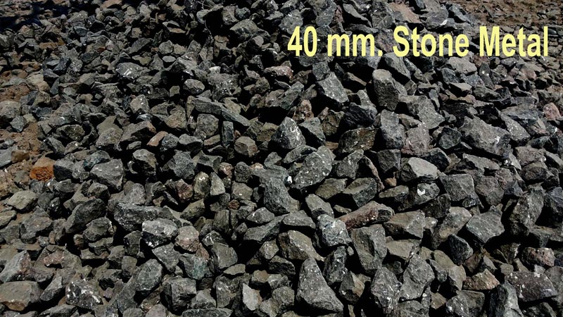 40 MM Crushed Stones