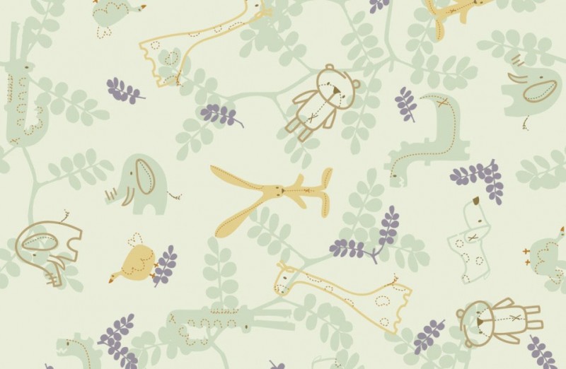 Animals Pvc Wallpaper