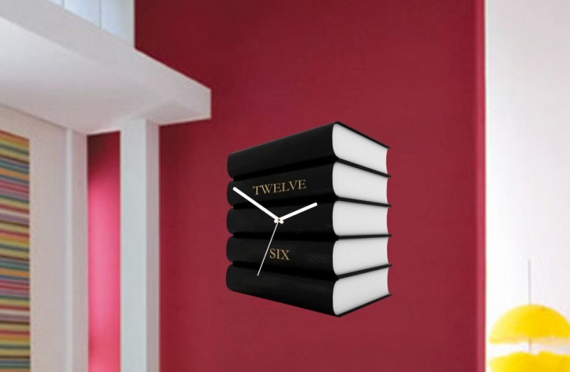 Books PVC Wall Clock