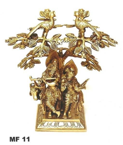 Radha Krishna With Tree