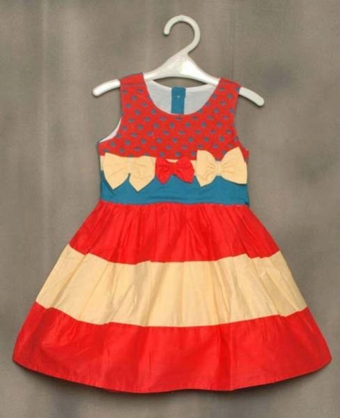Girls Cotton Frocks 09