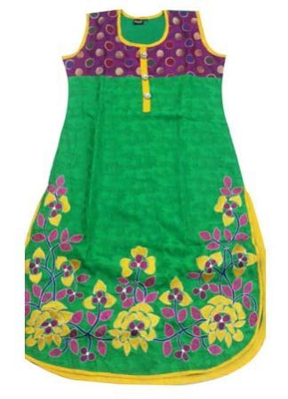 Sleeveless Cotton Kurti