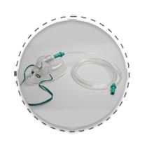 Adult Oxygen Mask Kit with Crush Resistant 02 Tubing