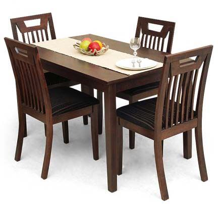 Fab Home Wooden Dining Table Set