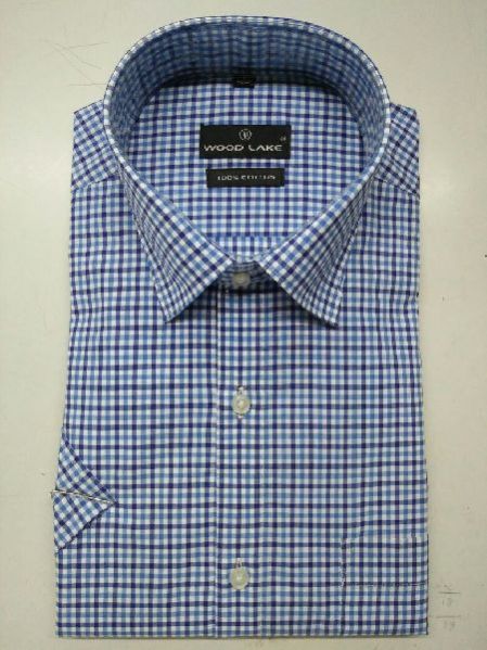 Mens Check Formal Shirt 02