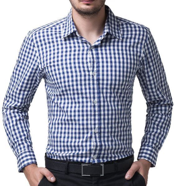 Mens Check Formal Shirt 03