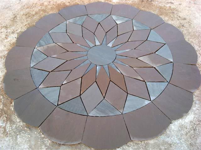 Garden Paving Circles Lotus “B” 10’ dia