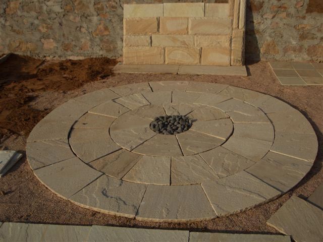 Garden Paving Circles (Radial Circle 10’ dia)