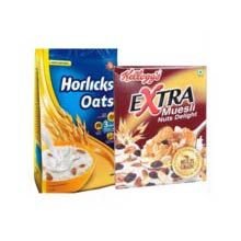 Horlicks Oats & Kellogg's