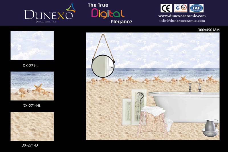 30x45 Glossy Series Ceramic Wall Tile (DX-271)