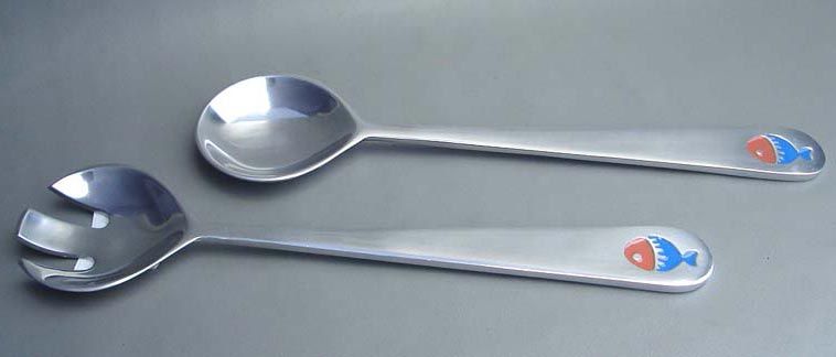 Aluminium Salad Serving Spoon 04