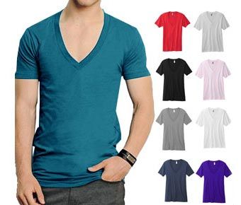 Mens V Neck T Shirts
