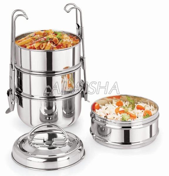 Stainless Steel Clip Tiffin