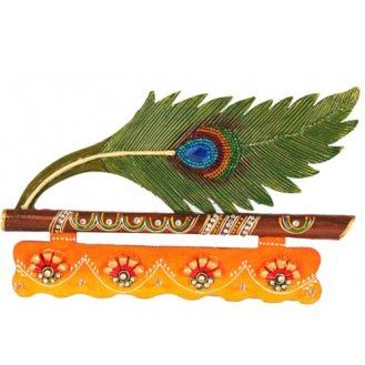 Wooden Key Holder with Flute