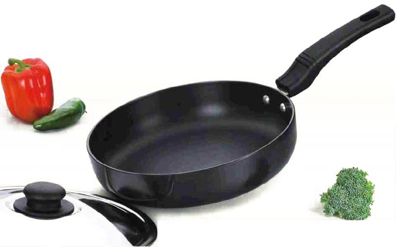 Fry Pan with SS Lid