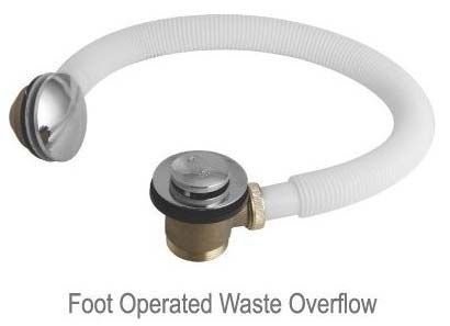 Foot Operated Waste Overflow