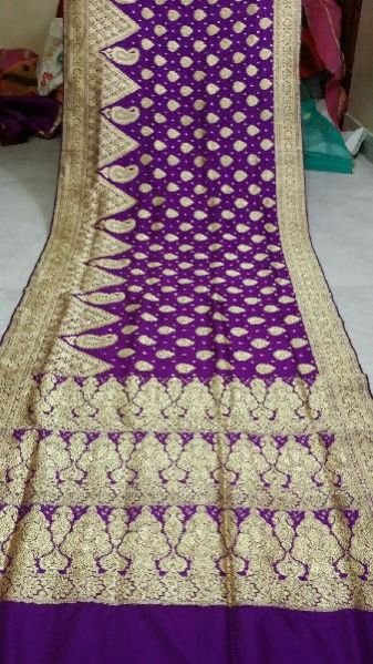 Traditional Banarasi Satin Silk Saree 01