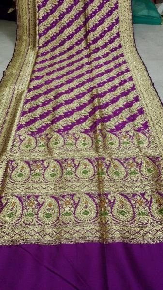 Traditional Banarasi Satin Silk Saree 02