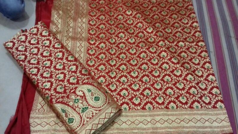 Traditional Banarasi Satin Silk Saree 03