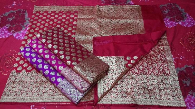 Traditional Banarasi Satin Silk Saree 05