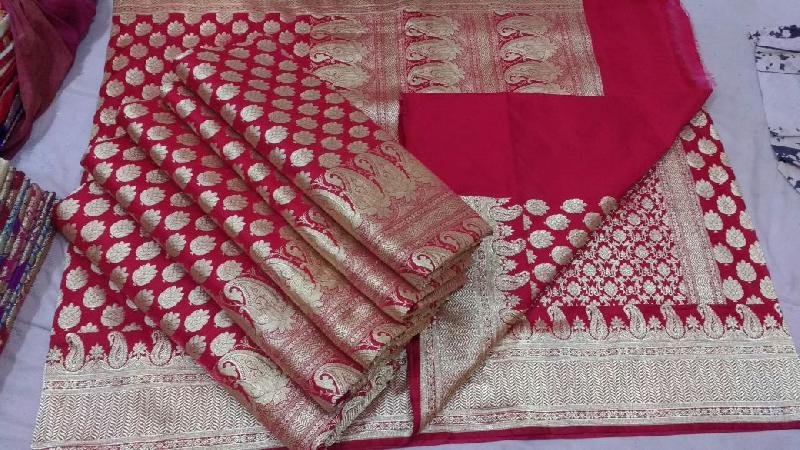 Traditional Banarasi Satin Silk Saree 07