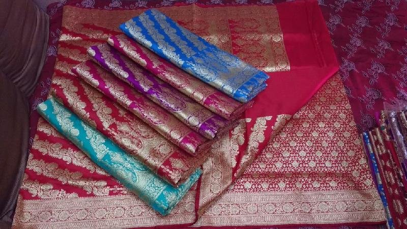 Traditional Banarasi Satin Silk Saree 10