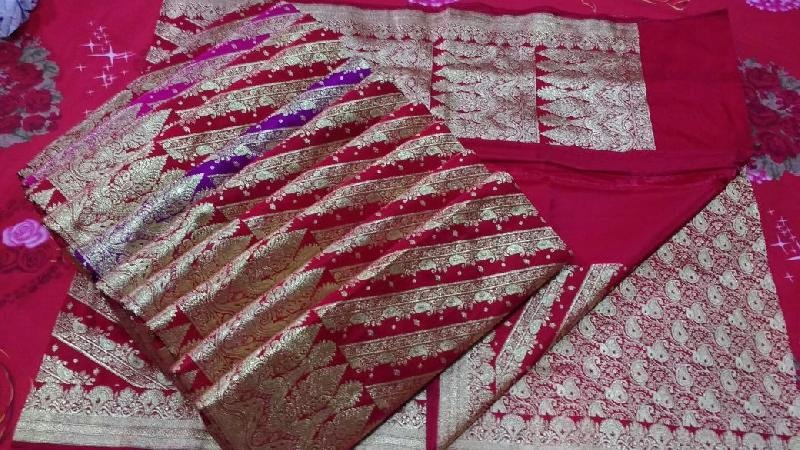 Traditional Banarasi Satin Silk Saree 11