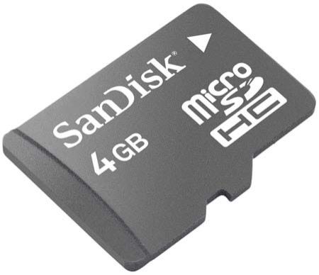 SanDisk Micro SD Memory Card