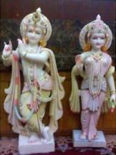 Marble Radha Krishna Statue