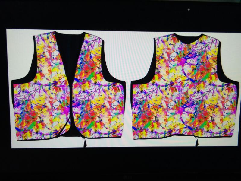 Ladies Digital Printed Vest 01