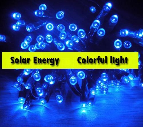 100 LEDs Solar Powered Party Decoration LED Light String