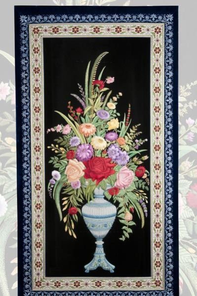 Flower Vase Panel Carpet