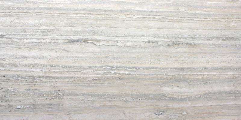 Silver Travertino Marble Slab
