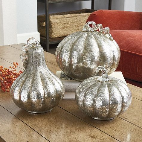 Decorative Glass Pumpkin 02