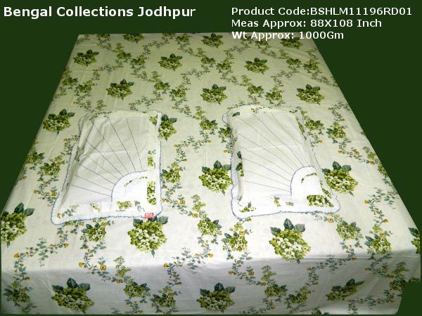 Mix Cotton Printed Bed Sheet