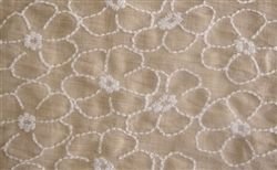 Machine Embroidered Fabric 01