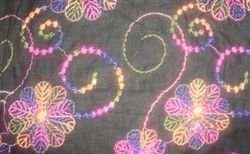 Machine Embroidered Fabric 04
