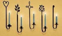 Metal Candle Stand For Wall