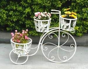PS 17 - Decorative Cycle Flower Pot stand with 3 Baskets