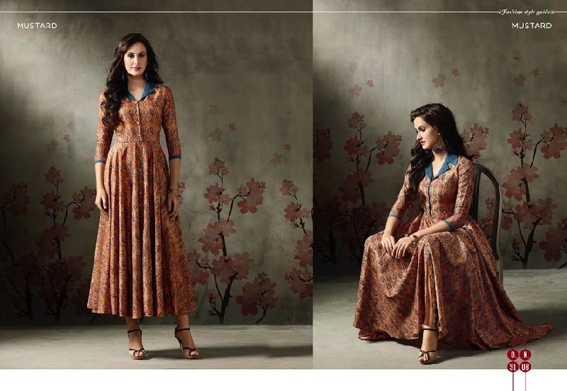 Mugdha Mustard Kurti (9108)